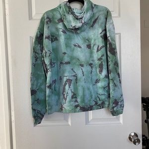 Standard/Cloth Green Tie-dye Sweatshirt - Medium